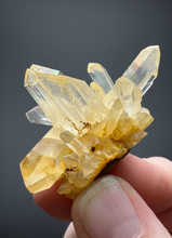 Load image into Gallery viewer, High Grade Golden Iron-Stained Himalayan Quartz Cluster | Rare Pakistan Mineral Specimen | Collector Display Crystal