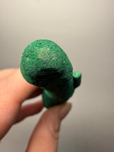 Load image into Gallery viewer, 4” Druzy Malachite Stalactite — Botryoidal “Cave” Formation | DR Congo | Collector Mineral Specimen