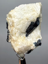 Load image into Gallery viewer, Blue Indicolite & Mint Green Tourmaline on Matrix – Pegmatite Mineral Specimen from Pakistan