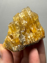 Load image into Gallery viewer, Golden Glow Calcite Cluster | Maharashtra, India