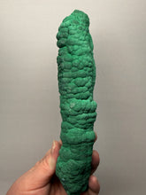 Load image into Gallery viewer, 8.1” High-Grade Malachite Stalactite “Cave” Formation | DR Congo | Mineral Collector Specimen
