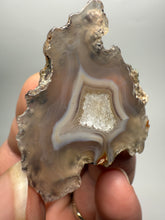Load image into Gallery viewer, Polished Malawi Agate Half – High-Grade African Banded Agate Display Specimen