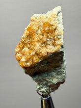 Load image into Gallery viewer, Hessonite Garnet Cluster on Matrix – Natural Collector Specimen from Pakistan | High-Grade Orange-Red Garnet Crystals