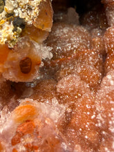 Load image into Gallery viewer, “Goblin Chalcedony” Pink & Orange Druzy Botryoidal Stalactites — Tichka Massif, High Atlas, Morocco