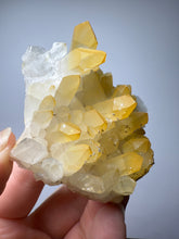 Load image into Gallery viewer, High Grade Golden Iron-Stained Himalayan Quartz Cluster | Rare Pakistan Mineral Specimen | Collector Display Crystal