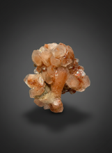 Load image into Gallery viewer, Rare Red Druzy Apophyllite with Red Stilbite Cluster | India | Collector Mineral Specimen