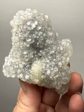 Load image into Gallery viewer, Druzy Chalcedony Stalactite with Druzy Clear Apophyllite | Maharashtra, India