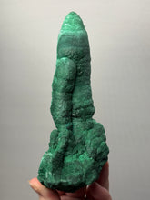 Load image into Gallery viewer, 6.6” High-Grade Malachite Stalactite Botryoidal “Cave” Formation | DR Congo | Mineral Collector Specimen