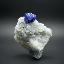 Load image into Gallery viewer, Afghan Lazurite Specimen | Deep Blue Lapis-Grade Crystal on Matrix | Collector Display Mineral