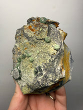 Load image into Gallery viewer, High-Grade Green Wavellite Collectors Specimen - Radiating Botryoidal Crystal Formation - Arkansas, USA