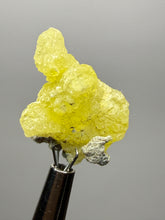 Load image into Gallery viewer, Vibrant Yellow Brucite Thumbnail Mineral Specimen | Collector Crystal from Killa Saifullah District in Balochistan Province, Pakistan
