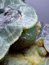 Load image into Gallery viewer, High-Grade Green Wavellite Collectors Specimen - Radiating Botryoidal Crystal Formation - Arkansas, USA
