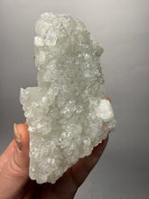 Load image into Gallery viewer, Rare Druzy Forest Green Apophyllite on Matrix | Mineral Cabinet Specimen | Deccan Traps, Maharashtra, India