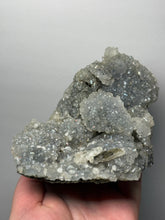 Load image into Gallery viewer, BIG Druzy Chalcedony Stalactite with Druzy Clear Apophyllite | Maharashtra, India