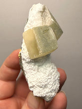 Load image into Gallery viewer, Rare Druzy Golden “Diamond” Calcite on Zeolite Matrix — Maharashtra, India | Collector Cabinet Specimen
