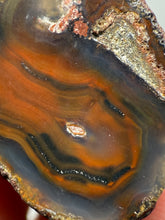 Load image into Gallery viewer, Polished Malawi Agate Half – High-Grade African Banded Agate Display Specimen