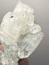 Load image into Gallery viewer, Druzy Chalcedony Stalactites with Druzy Clear Apophyllite | Maharashtra, India