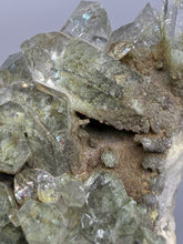 Load image into Gallery viewer, Chlorite-Included Quartz Cluster (Green Phantom Quartz) | Pakistan Mineral Specimen