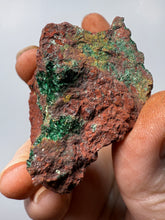Load image into Gallery viewer, Brochantite Collector Mineral Specimen – Vivid Green Copper Crystals from Morocco