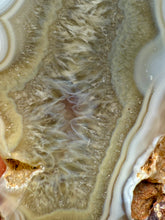 Load image into Gallery viewer, Polished Malawi Agate Half – High-Grade African Banded Agate Display Specimen