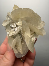 Load image into Gallery viewer, Silvery Bladed “Rose” Calcite Cluster – Yaogangxian Mine, Hunan, China
