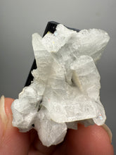 Load image into Gallery viewer, Dark Green Cap Stak Nala Tourmaline on Cleavelandite Matrix – Haramosh Mountains, Pakistan