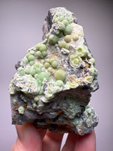 Load image into Gallery viewer, High-Grade Green Wavellite Collectors Specimen - Radiating Botryoidal Crystal Formation - Arkansas, USA