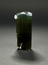 Load image into Gallery viewer, Blue Cap Dark Green Stak Nala Tourmaline with Cleavelandite – Haramosh Mountains, Pakistan | Thumbnail Specimen
