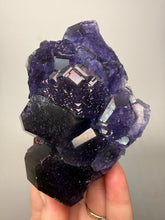 Load image into Gallery viewer, High-Grade “Tanzanite” Fluorite Cluster — Quan Zhou, Yongchun County, Fujian, China | Collector Mineral Specimen
