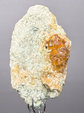Load image into Gallery viewer, Hessonite Garnet Cluster on Matrix – Natural Collector Specimen from Pakistan | High-Grade Orange-Red Garnet Crystals