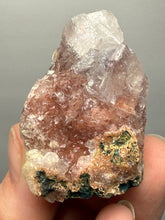 Load image into Gallery viewer, Pink Apophyllite on Red & Green Heulandite – Deccan Traps, Maharashtra, India