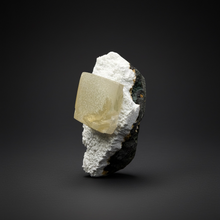 Load image into Gallery viewer, Rare Druzy Golden “Diamond” Calcite on Zeolite Matrix — Maharashtra, India | Collector Cabinet Specimen