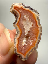Load image into Gallery viewer, Polished Malawi Agate Half – High-Grade African Banded Agate Display Specimen