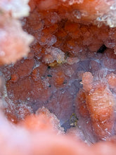 Load image into Gallery viewer, “Goblin Chalcedony” Pink & Orange Druzy Botryoidal Stalactites — Tichka Massif, High Atlas, Morocco