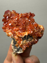 Load image into Gallery viewer, Natural Vanadinite on Matrix | Collector Mineral Specimen | Morocco