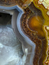 Load image into Gallery viewer, High-Grade Turkish Agate with Botryoidal Chalcedony Vug – Rare Collector’s Gem
