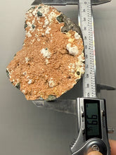 Load image into Gallery viewer, Peach Druzy Heulandite on Matrix – India | Rare Peach Crystal Mineral Specimen for Collectors & Display