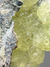 Load image into Gallery viewer, Vibrant Yellow Brucite Thumbnail Mineral Specimen | Collector Crystal from Killa Saifullah District in Balochistan Province, Pakistan