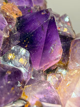 Load image into Gallery viewer, Premium Hematite-Phantom Deep Magenta Ametrine Cluster | Deccan Traps, India | Collector Mineral Specimen