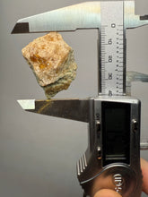 Load image into Gallery viewer, Hessonite Garnet Cluster on Matrix – Natural Collector Specimen from Pakistan | High-Grade Orange-Red Garnet Crystals