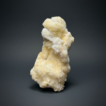 Load image into Gallery viewer, RARE COMBO Moroccan Ram’s Horn Selenite (Gypsum) with Yellow Botryoidal Fluorite Display Specimen