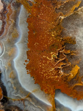 Load image into Gallery viewer, Rare Moroccan Orange Plume Agate Collected by Indigenous Nomads | Ancient Beauty from the Sahara