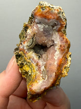 Load image into Gallery viewer, “Goblin Chalcedony” Pink & Orange Druzy Botryoidal Stalactites — Tichka Massif, High Atlas, Morocco