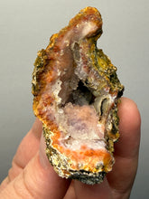 Load image into Gallery viewer, “Goblin Chalcedony” Pink & Orange Druzy Botryoidal Stalactites — Tichka Massif, High Atlas, Morocco