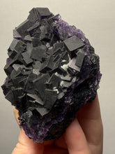Load image into Gallery viewer, High-Grade Rare Purple-Green-Blue Cubic Fluorite | Cabinet Mineral Collector Specimen | Zhejiang Province, China