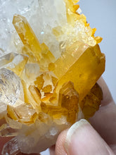 Load image into Gallery viewer, High Grade Golden Iron-Stained Himalayan Quartz Cluster | Rare Pakistan Mineral Specimen | Collector Display Crystal