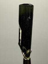 Load image into Gallery viewer, Dark Green Cap Stak Nala Tourmaline and Cleavelandite – Haramosh Mountains, Pakistan | Thumbnail Specimen