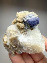 Load image into Gallery viewer, Afghan Lazurite Specimen | Deep Blue Lapis-Grade Crystal on Matrix | Collector Display Mineral