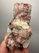 Load image into Gallery viewer, Rare Red + Green Apophyllite Crystal Cluster – High Grade Collector Mineral Specimen | India