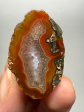 Load image into Gallery viewer, Polished Malawi Agate Half – High-Grade African Banded Agate Display Specimen